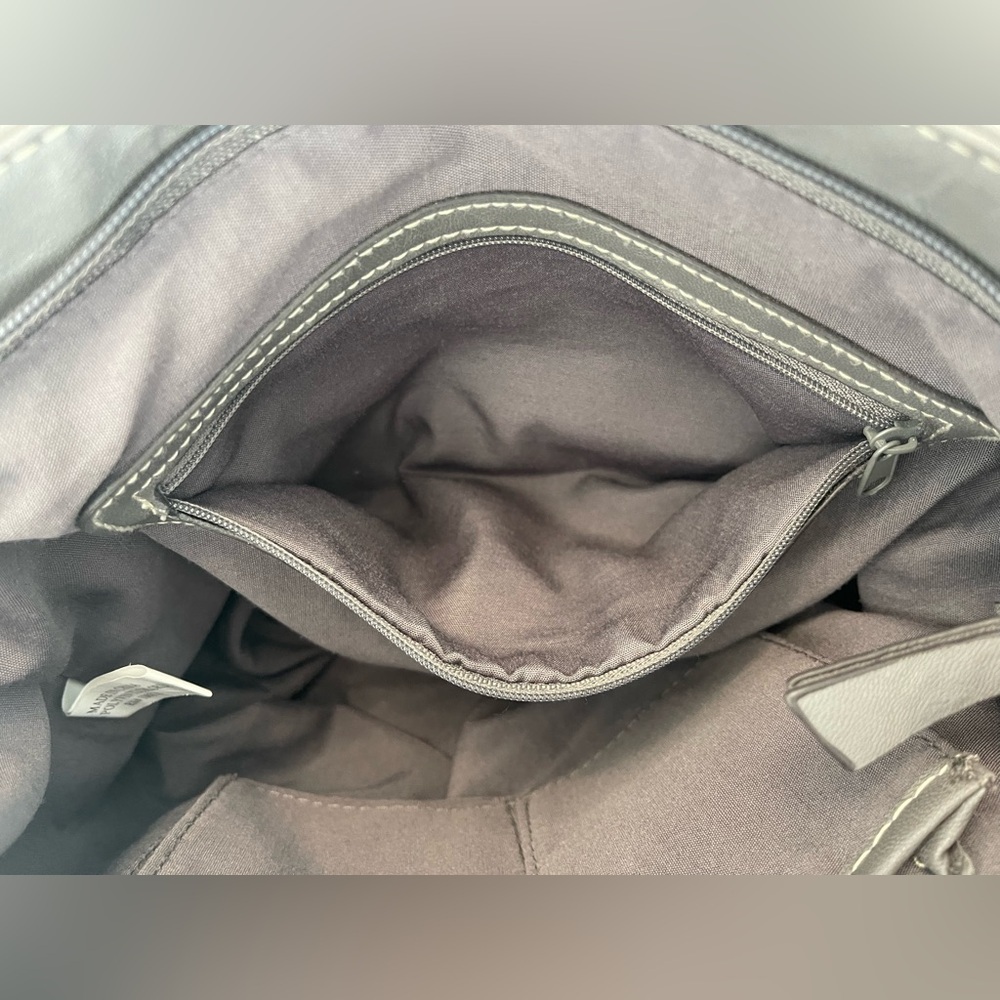 Rosetti Gray Crossbody Bag with Adjustable Strap - Picture 7 of 16